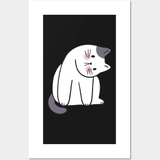 You asleep yet? A Funny sneaky cat Gift Idea Posters and Art